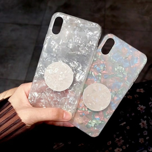iPhone XR/XS/X/7/8/+❤️️shell case with popsocket - Picture 6 of 6
